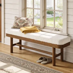 Solid Wood Shoe Bench, 55