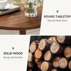 Solid Wood Side Table, 19