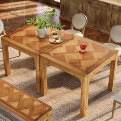 Solid Wood Square Dining Table, 31.5