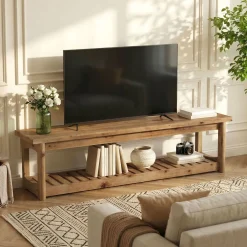Solid Wood TV Stand, 63