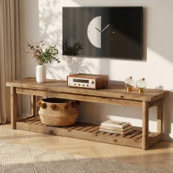 Solid Wood TV Stand, 63
