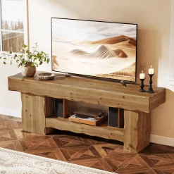Solid Wood TV Stand for up to 75
