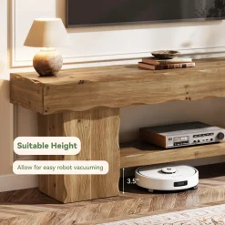 Solid Wood TV Stand for up to 75