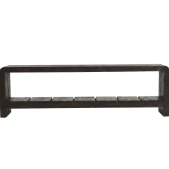 Solid Wood Tv Stand, Rustic Entertainment Center Media Console for Tv Up to 65