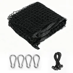 Sports Netting, Nylon Golf Net 10x10, High Impact Golf Practice Net for Backyard, 4 Hooks & 12 Bungee Cords