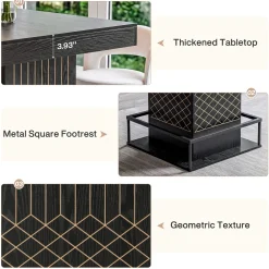 Square Bar Table, 37.4