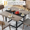 Square Dining Table, Farmhouse 39"x 39"x 29" Kitchen Table for 4