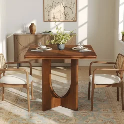 Square Solid Wood Dining Table, 31.5