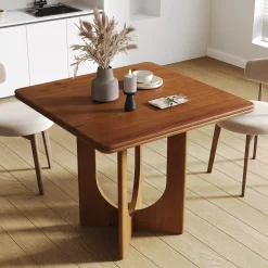 Square Solid Wood Dining Table, 31.5