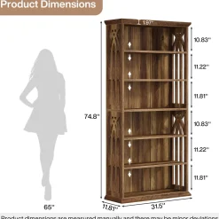 6-Tier Bookshelf, 75