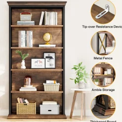 6-Tier Bookshelf, 70.87