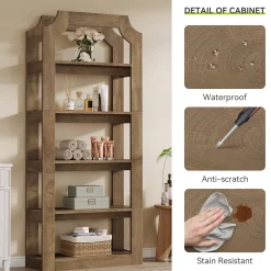 5-Tier Bookshelf, 70.9