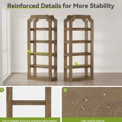 5-Tier Bookshelf, 70.9