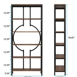 6-Tier Bookshelf, 70.9