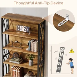 6-Tier Bookshelf, 70.87