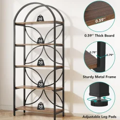5-Tier Bookshelf, 75