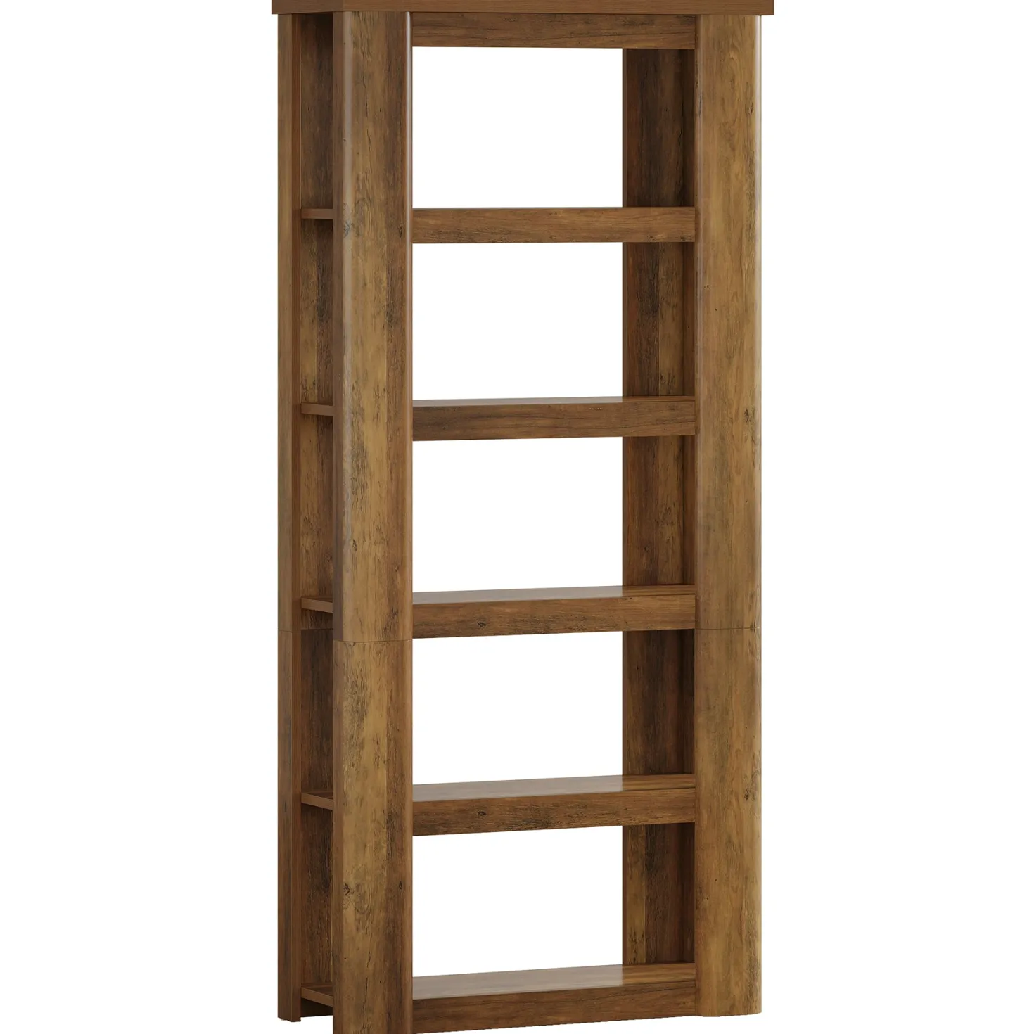 6-Tier Bookshelf, 71" Tall Bookcase Floor Standing Display Storage Shelves
