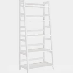 5-Tier Bookshelf, Ladder Bookcase Etagere Storage Shelf