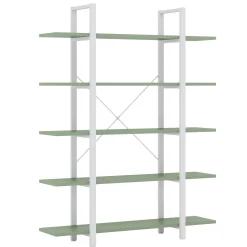 5-Tier Bookshelf, Open Etagere Bookcase Storage Display Rack