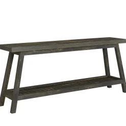 2-Tier Console Table, 70.9" Entryway Sofa Table for Hallway, Living Room