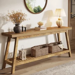 2-Tier Console Table, 70.9