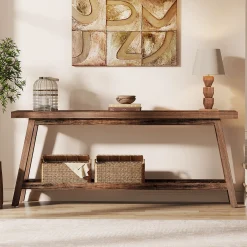 2-Tier Console Table, 70.9
