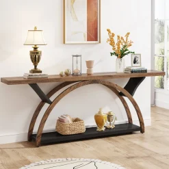 2-Tier Console Table, 70.9