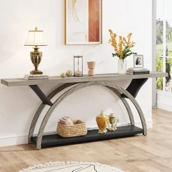 2-Tier Console Table, 70.9