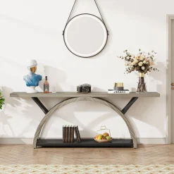 2-Tier Console Table, 70.9