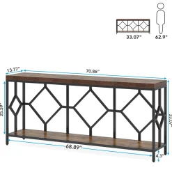 2-Tier Console Table, 71