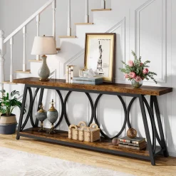 2-Tier Console Table, 70.9