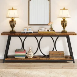 2-Tier Console Table, 70.9