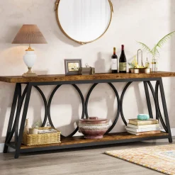 2-Tier Console Table, 70.9