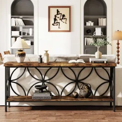 2-Tier Console Table, 70.9