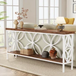 2-Tier Console Table, 70.9