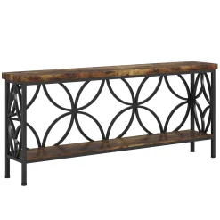 2-Tier Console Table, 70.9
