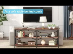 3-Tier Console Table, 70.9