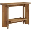2-Tier Console Table, 41" Narrow Sofa Entryway Table with Storage Shelf