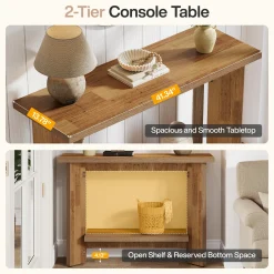 2-Tier Console Table, 41