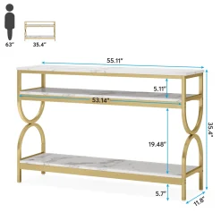 3-Tier Console Table, 55