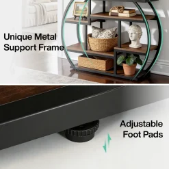 6-Tier Console Table, 39.4