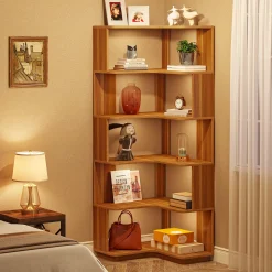 6-Tier Corner Bookshelf, 64.96