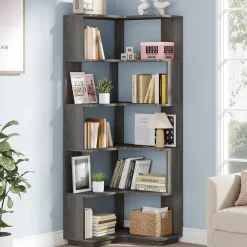 6-Tier Corner Bookshelf, 64.96