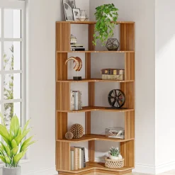 6-Tier Corner Bookshelf, 64.96