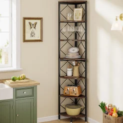 7-Tier Corner Shelf, 78.7