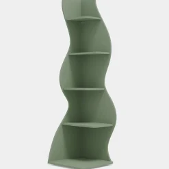 5-Tier Corner Shelf, Modern Wall Corner Bookshelf Bookcase