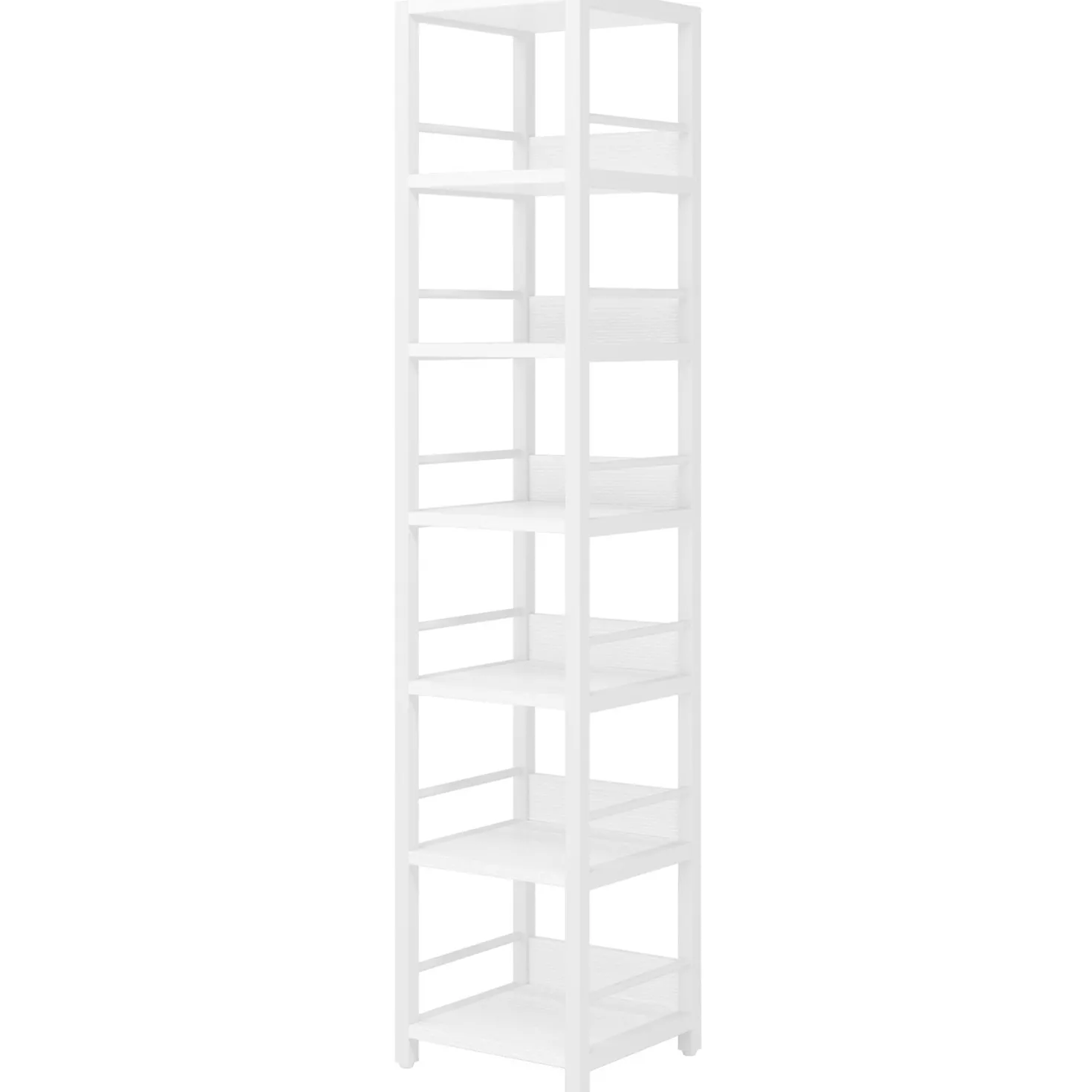 6-Tier Corner Shelf, Narrow Etagere Bookshelf Storage Rack