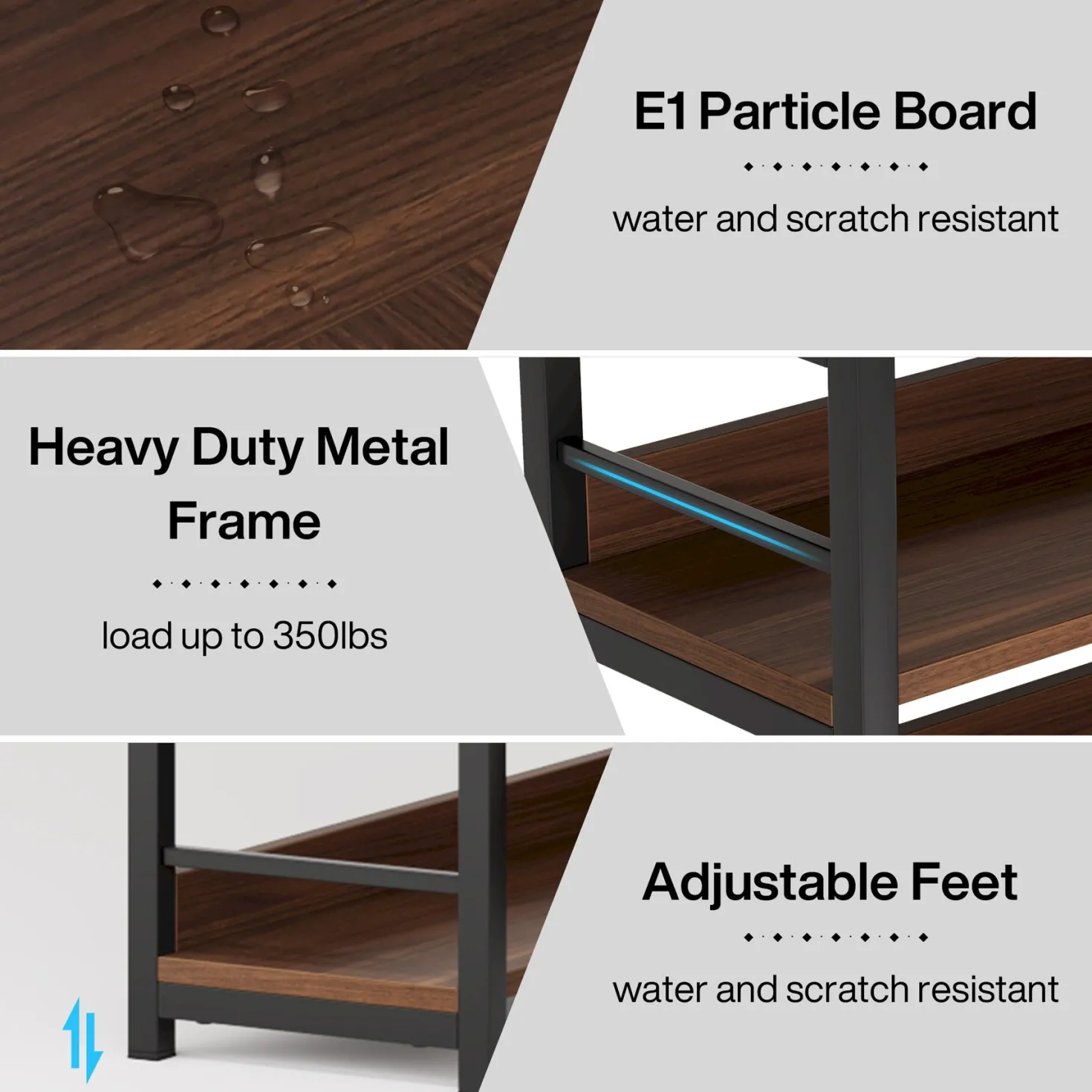 9-Tier Corner Shoe Rack, Freestanding Shoe Storage Shelf