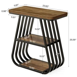 3-Tier End Table, 23.62