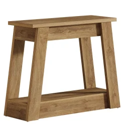 2-Tier End Table, Small Side Table With 2 Storage Shelves for Living Room